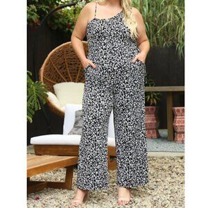 Gilli Plus Size  Mono Strap Jumpsuit  with Side  pockets  Bohemian Summer Vibe